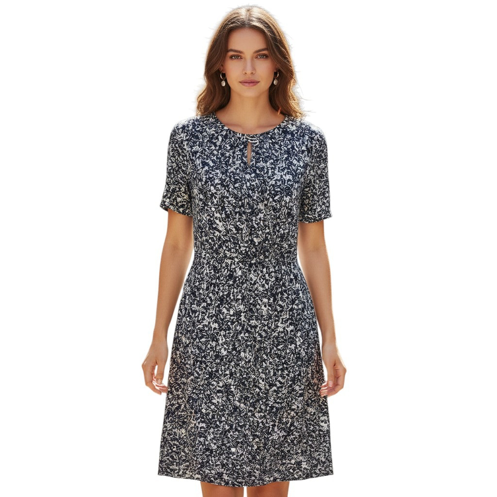 Boss Hugo Boss Sheath Dress Womens Xs Blue Elegant Sophisticated Classic Office
